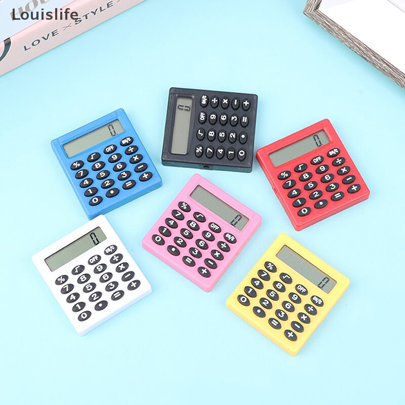 Llph เครื่องคิดเลขสี่เหลี่ยมเล็กมัลติฟังก์ชั่นมินิสีโรงเรียนอุปกรณ์สํานักงานเครื่องคิดเลขพลาสติก LLP