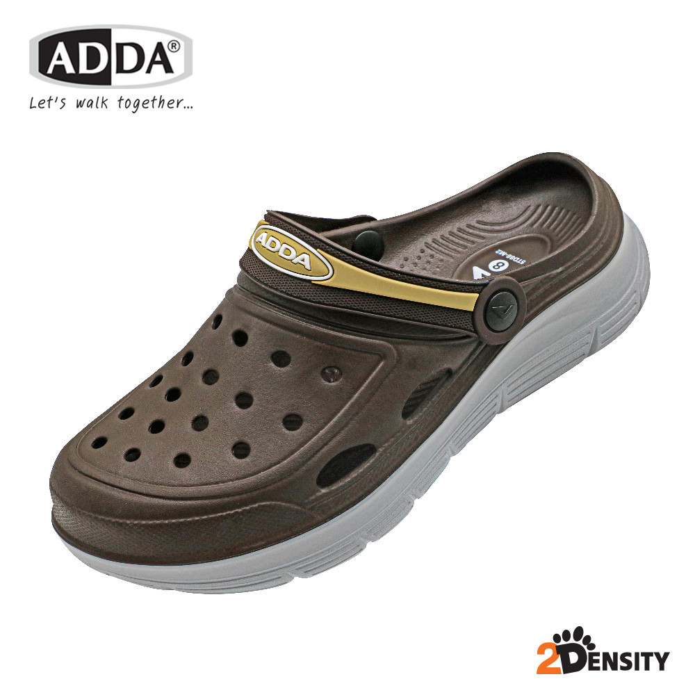 ADDA รุ่น 5TD88 SIZE (7-10) 2DENSITY นุ่มสวมใส่สบายมีสายรัดหลังมาให้เพิ่มความกระชับ รองเท้าหัวโต