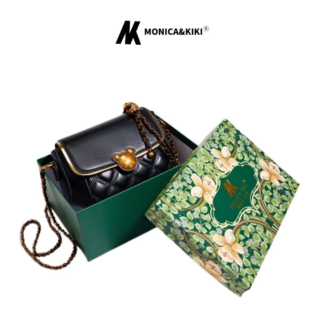 กระเป๋าสะพายข้างผู้หญิงระดับพรีเมียม 2 Monika & Kiki Fashion Beauty Leather