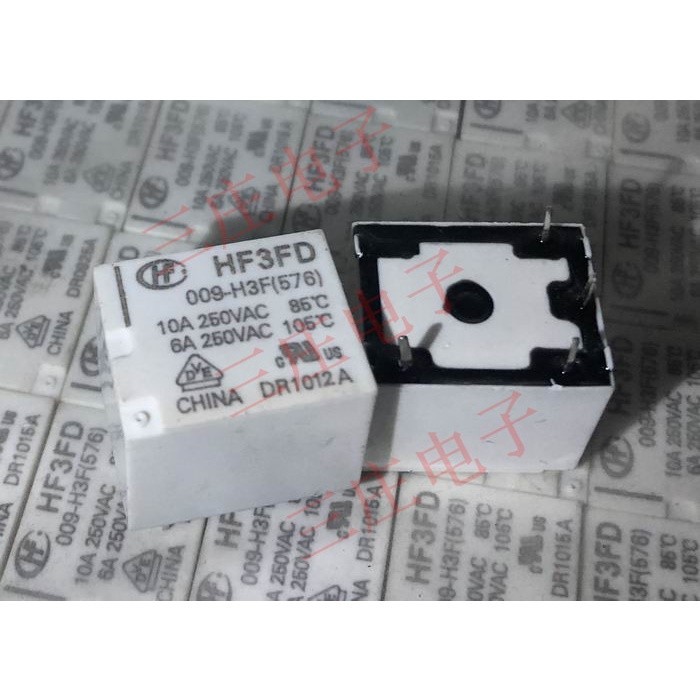 ✯5 teile/los new Relais HF3FD-009-H3F HF3FD 009-H3F (576) T73-1A-9V 10A 250VAC