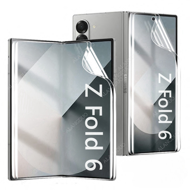 Samsung ZFold6 ZFold5 ZFold4 ZFold3 ZFold2 2 ชุด 999D ด้านหน้าด้านหลัง HD Clear Soft Hydrogel ฟิล์มส