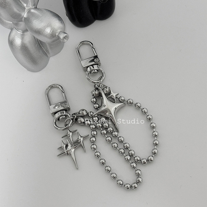 เกาหลี Ins Niche Retro Y2K Spice Pinwheel พวงกุญแจโทรศัพท์มือถือโซ่กระเป๋าจี้คู่อุปกรณ์เสริม
