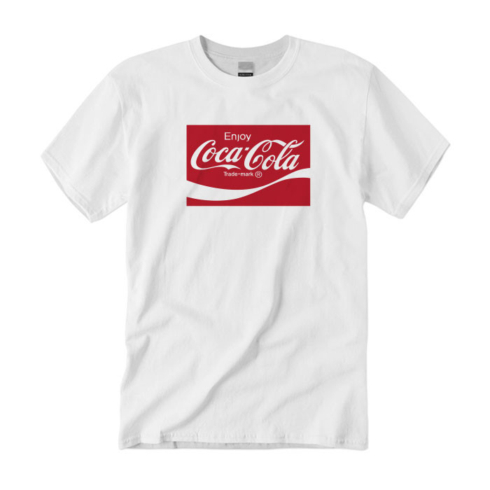 [พร้อมส่ง]COKE COCA  COLA T SHIRT เสื้อยืด โค้ก วินเทจ VINTA เกาหลี คอกลม วินเทจ S-5XL หนาๆ