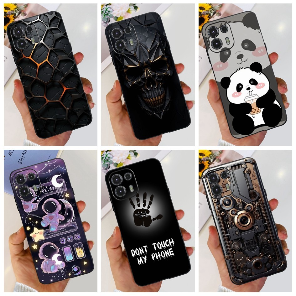 ปลอกสําหรับ Motorola Edge 20 Fusion การ์ตูน Cool ทาสี Soft TPU ซิลิโคนปกหลังสําหรับ Moto Edge 20 Lite เคสโทรศัพท์