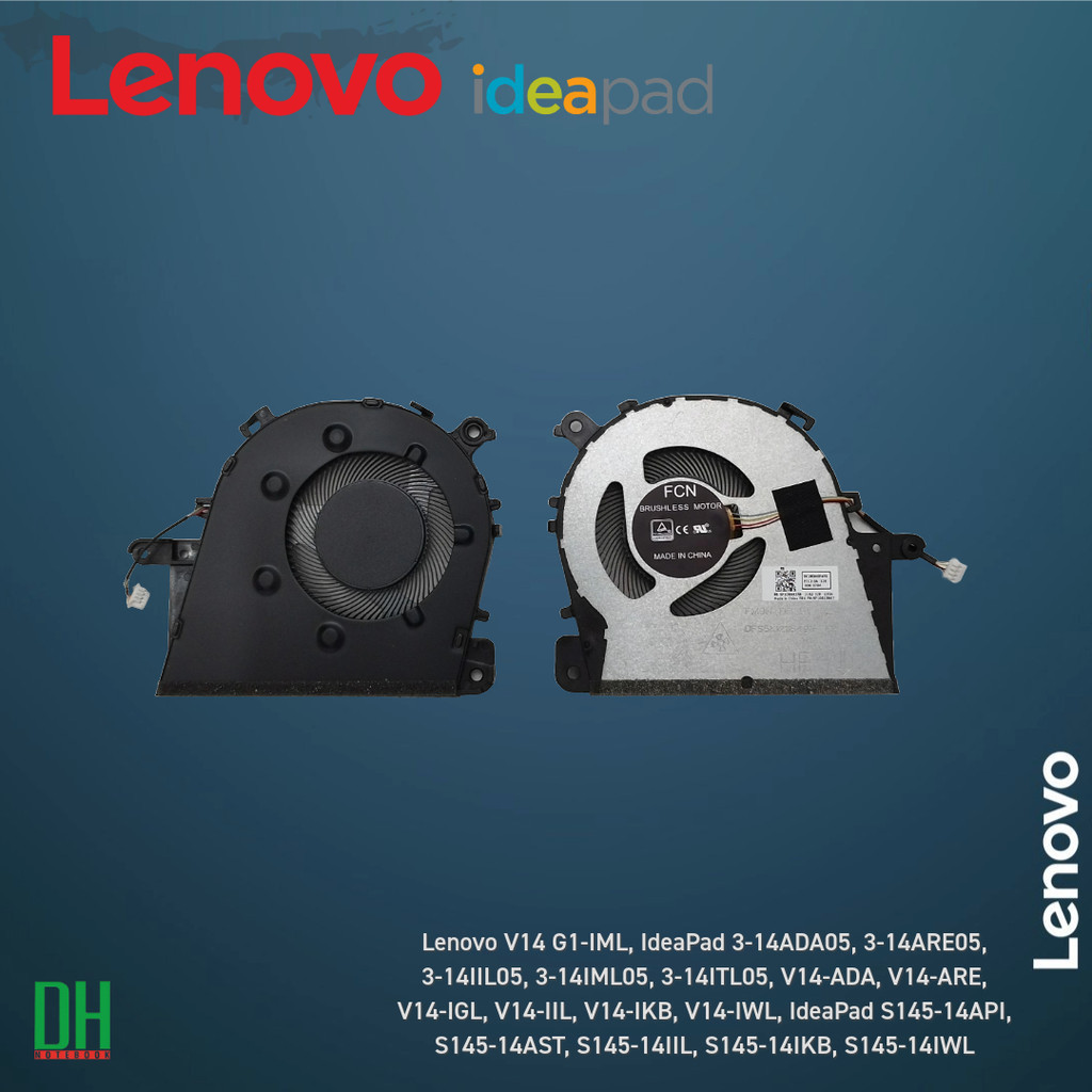 พัดลมระบายความร้อน Lenovo IdeaPad รองรับรุ่น V14 G1-IML, IdeaPad 3-14ADA05, S145