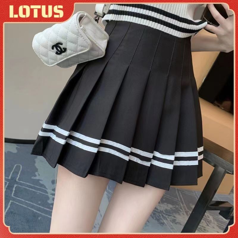 [YTL] #F5174 กระโปรงเทนนิส กระโปรงพลีทสั้น Mini Pleated Skirt พร้อมส่ง! 16 สี ยาว 15.5”-16” XS-3XL
