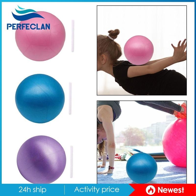 [Perfeclan] ลูกบอลพิลาทิสขนาดเล็ก PVC 15 ซม. ลูกบอลฟิตเนสป้องกันการระเบิดลูกบอลยิมนาสติกสําหรับ