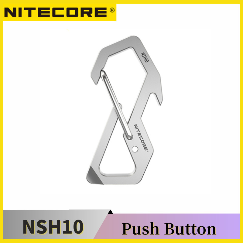 Nitecore NSH10 บักเกิลตะขอแขวน ไทเทเนียม 45 องศา ยืดหยุ่น อเนกประสงค์