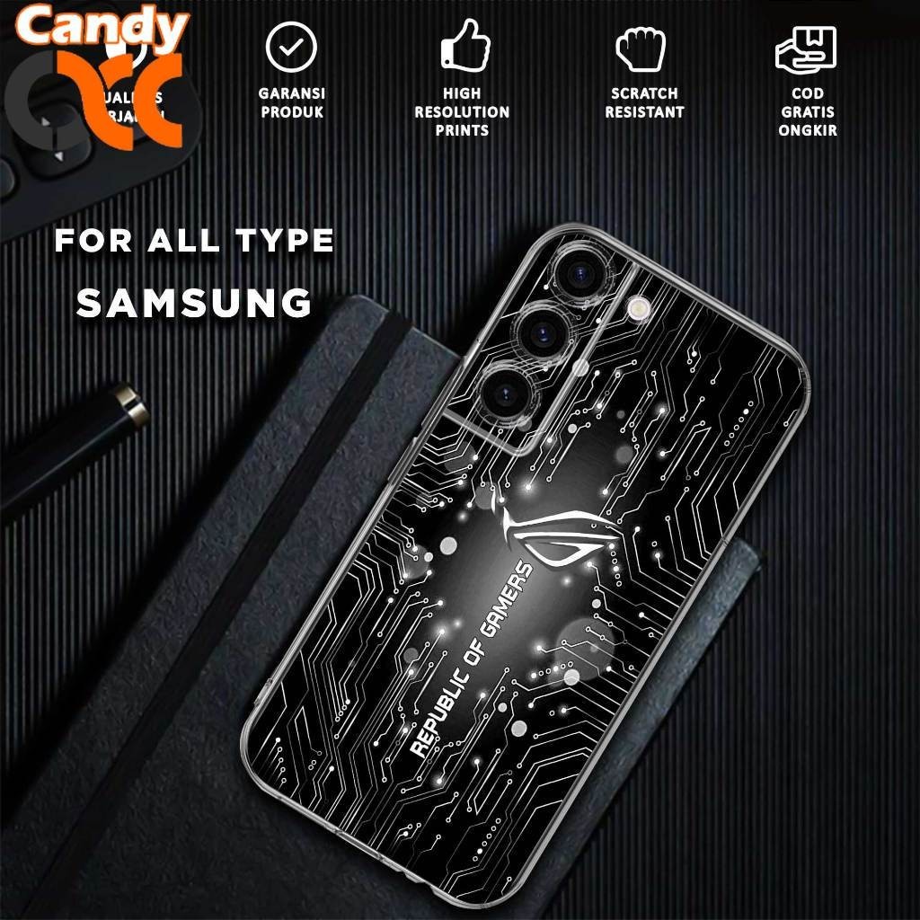 Case SAMSUNG J8 J7 PRO J7 PRIME J4 2018 J2 PRIME A73 5G A70 A6 PLUS A54 Motif [ROG NEW] - Casing HP 