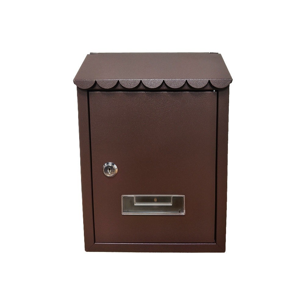 Ghouse Online HATO ตู้จดหมาย รุ่น BROOK-03 ขนาด 7x21x30 ซม.น้ำตาล สินค้าขายดี!