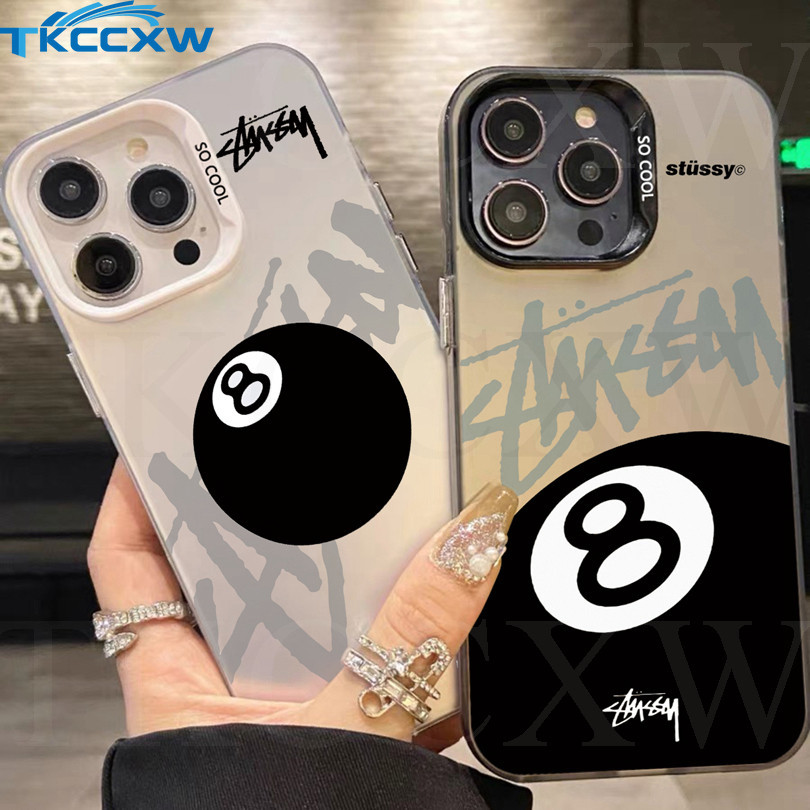 ตลกปลอกบิลเลียดโลโก้รูปแบบ Frosted เคสโทรศัพท์สําหรับ Xiaomi Poco F3 F4 GT X3 NFC F5 F6 X6 X5 M6 Pro C61 C65 C55 C31 M3 M4 M5 M5 M5S กรณีพรีเมี่ยมกันกระแทก