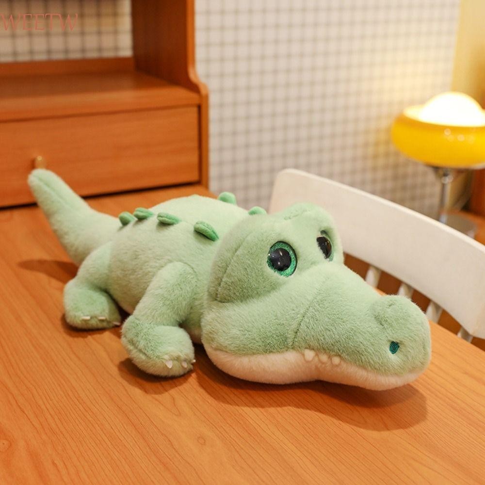 Weekw จระเข้ Plushies ของเล่น,ตุ๊กตาสัตว์กอดหมอนยัดไส้ตุ๊กตาจระเข้, Sleeping Mate ของเล่นจระเข้การ์ตูนตุ๊กตาของเล่นตุ๊กตาจระเข้ของเล่นเด็กเพื่อน