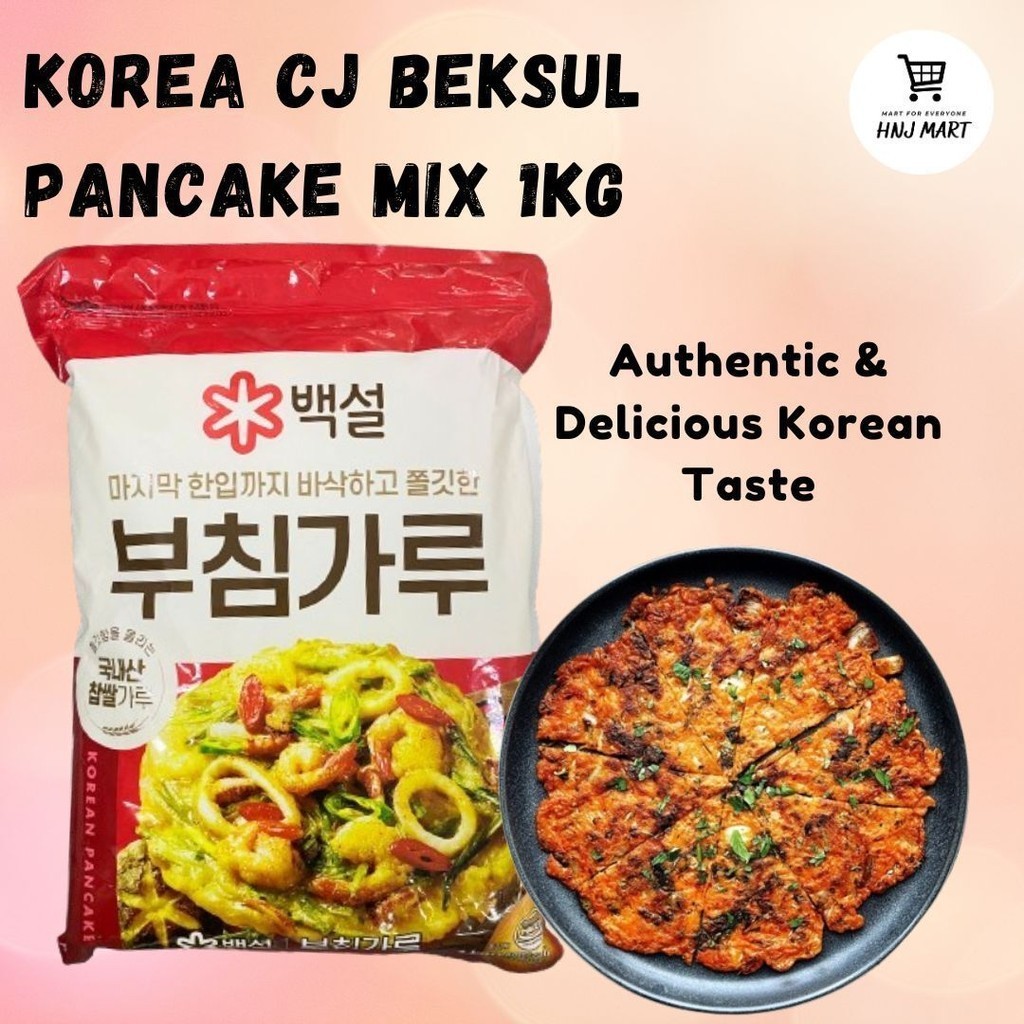 Korea CJ Beksul Pancake Mix 1kg Pancake Mix Pancake Powder/แป้งแพนเค้ก / แพนเค้ก Tepung