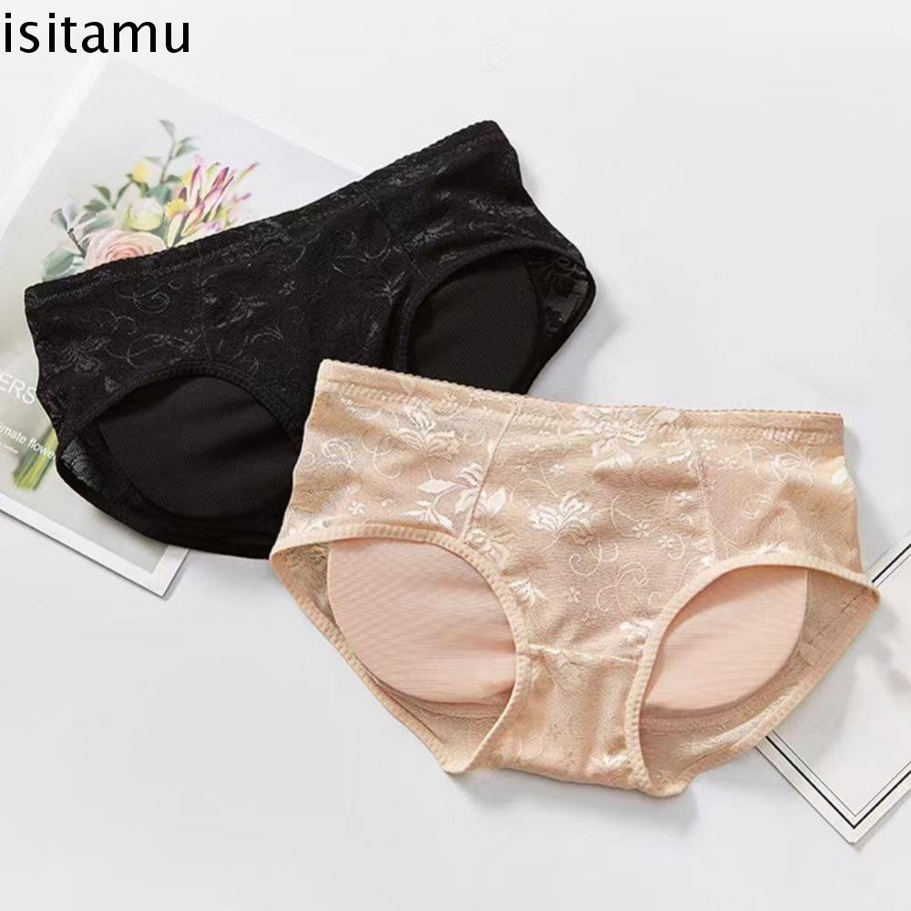 Isitaft สะโพก Shapewear กางเกง, ไม่มีรอยต่อเอวสูงเบาะก้นชุดชั้นใน, แฟชั่น Butt Lifter ปลอม Intimates Body Shaping กางเกงผู้หญิง