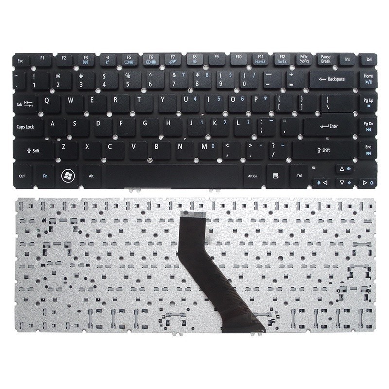 แป้นพิมพ์แล็ปท็อปสําหรับ Acer Aspire V5-471 V5-431 V5-431P V5-471 V5-471G