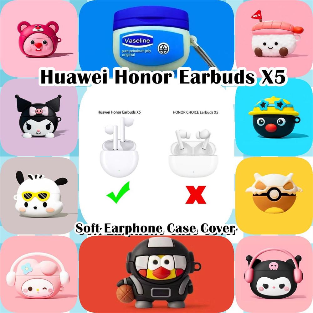 imamuraFor Huawei Honor Earbuds X5 Case Casing Soft Silicone Anime Cartoon Headphone Case NO.2