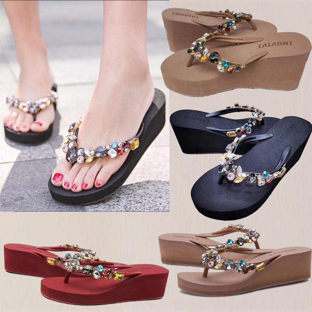INGVIVI Wedges 799 / 719 Ingvv Swarovski Permata Sponge Flip 5 ซม. / 7.5 ซม.