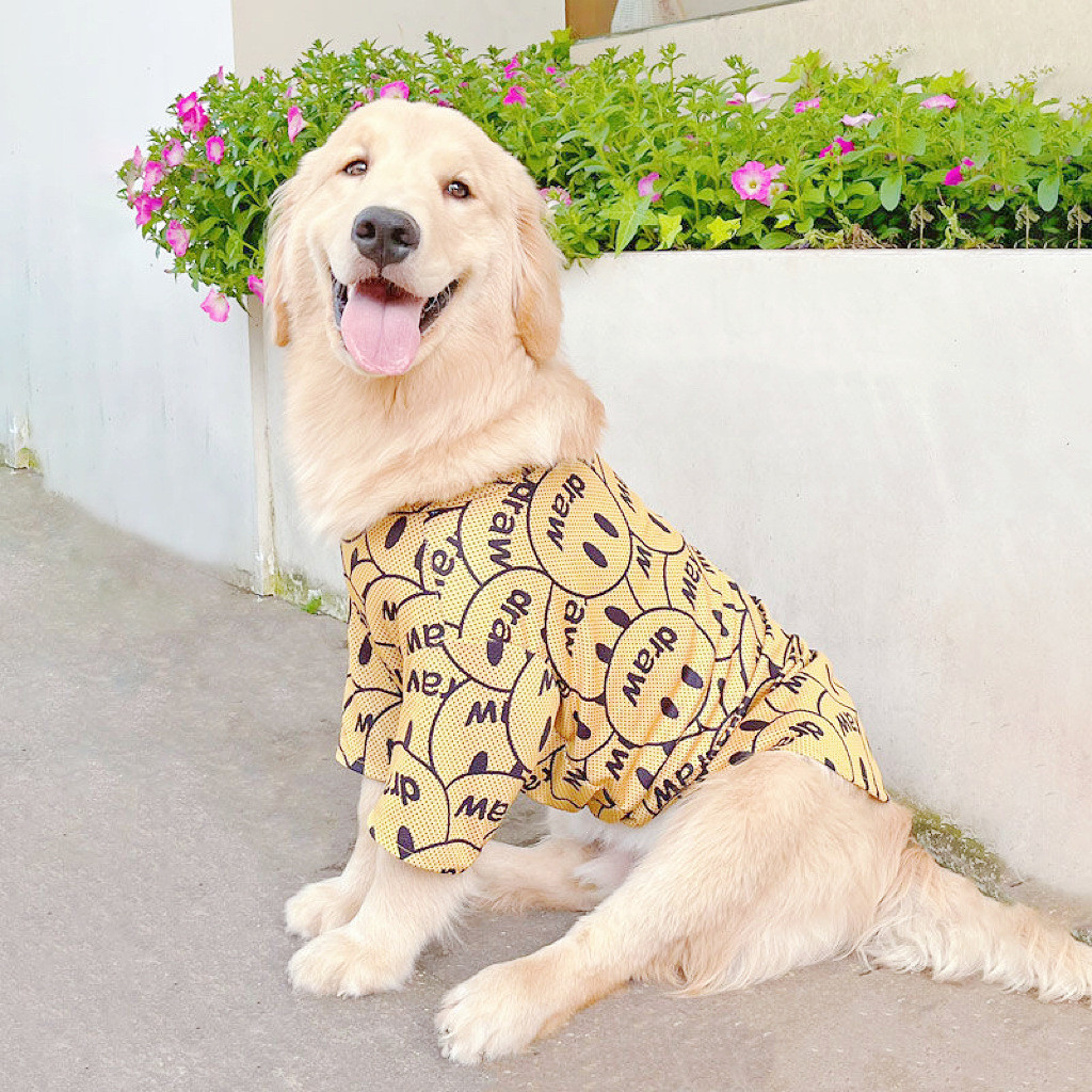 15-50กิโลกรัม เสื้อผ้าบางสุนัขตัวใหญ่