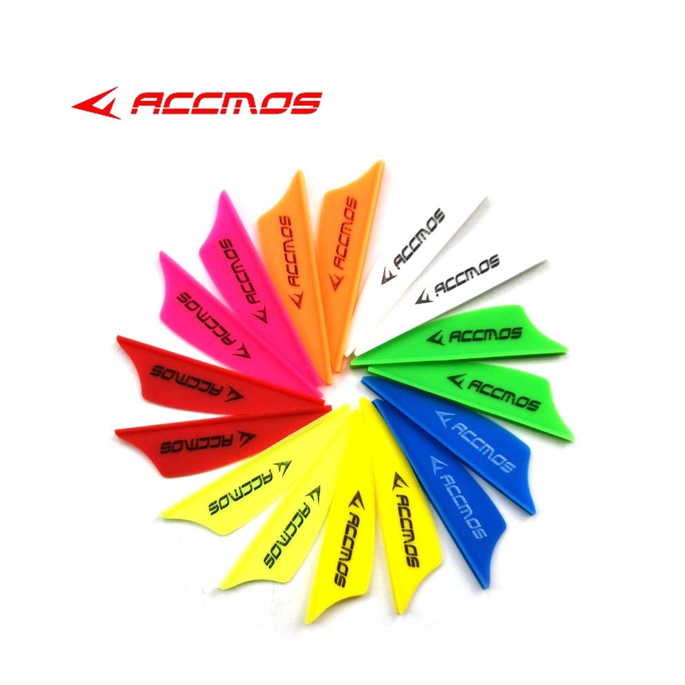 50 ชิ้น 1.75 นิ้ว DIY Vanes Feather สําหรับไฟเบอร์กลาสคาร์บอน