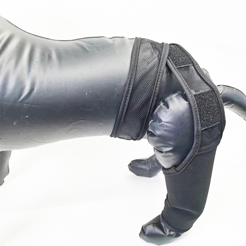 สัตว์เลี้ยงสุนัขผ้าพันแผลสุนัขการบาดเจ็บขาเข่ารั้งสายรัดป้องกันสําหรับสุนัขผ้าพันแผลร่วมห่อ คนชอบสุนัข อุปกรณ์การแพทย์สุนัขอุป - รูปที่ 3