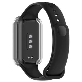 สายรัดซิลิโคน + เคสสําหรับ Redmi Band 2 Xiaomi Smart Band 8 Active Soft Tpu Cover กันน้ํากีฬาวงสายรัดข้อมือแฟชั่น
