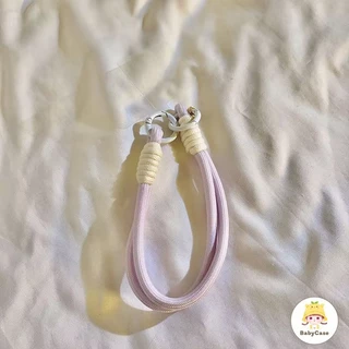 Diy ทอข้อมือเชือกคล้องโทรศัพท์มือถือ โซ่โทรศัพท์มือถือป้องกันการสูญหาย เคสโทรศัพท์มือถือเชือกคล้องโทรศัพท์มือถือ