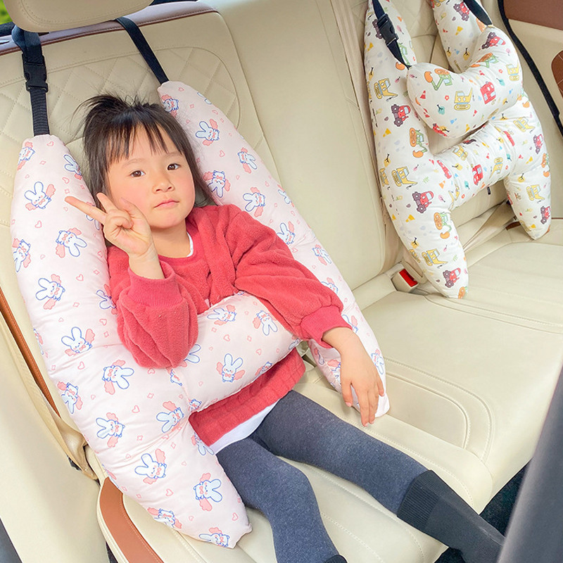 พร้อมส่ง🚕หมอนหนุนเด็กปลอดภัย ปลอกหุ้มเข็มขัดนิรภัย รูปตัว U ลายการ์ตูน แบบนิ่ม ลายการ์ตูนน่ารัก ป้องกันคอ - รูปที่ 7