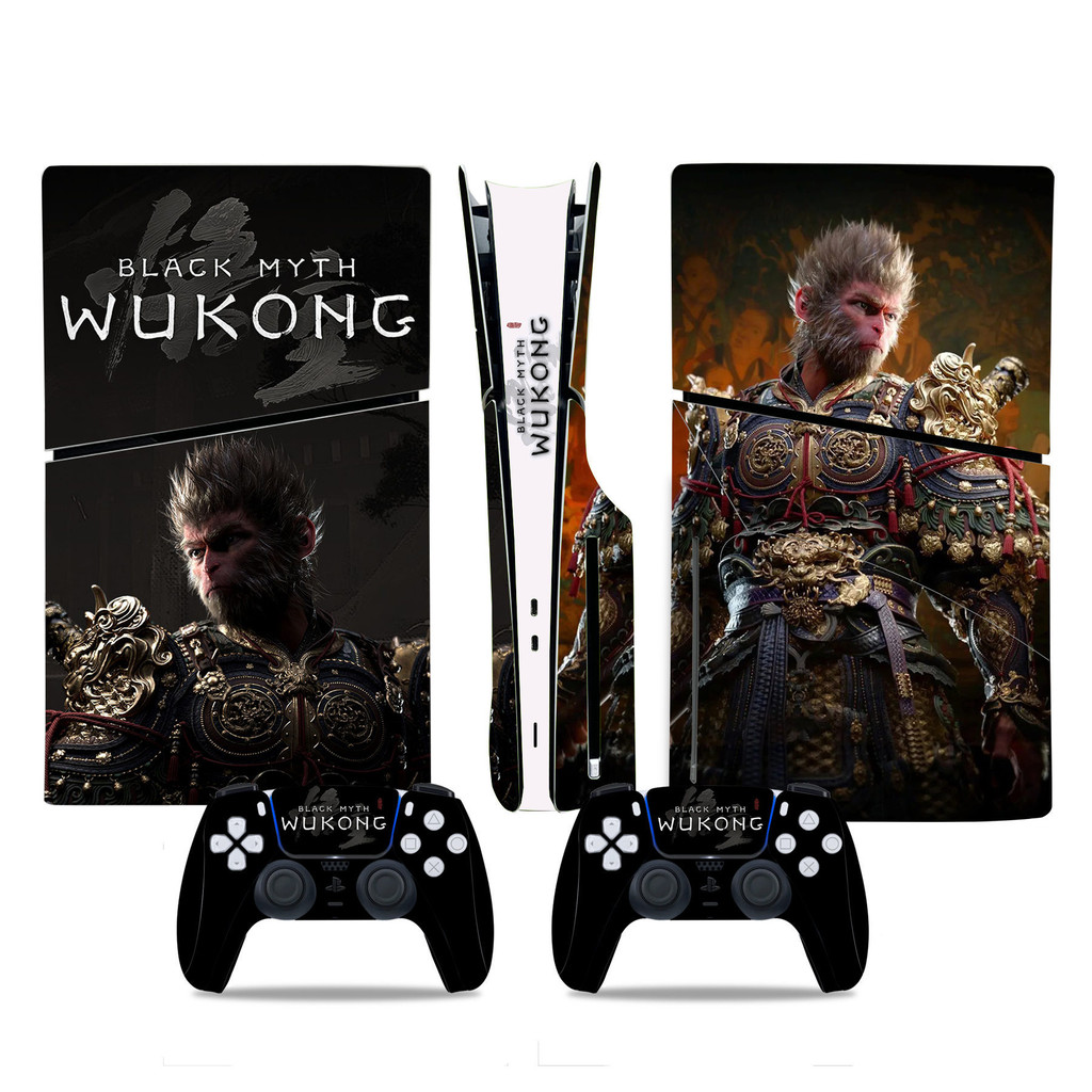 สติ๊กเกอร์ สําหรับสติกเกอร์คอนโซลเกม PS5 Slim, ฟิล์มป้องกัน Black Myth Wukong, ไดรฟ์ CD, อุปกรณ์เสริม PS5 Slim ดิจิตอล