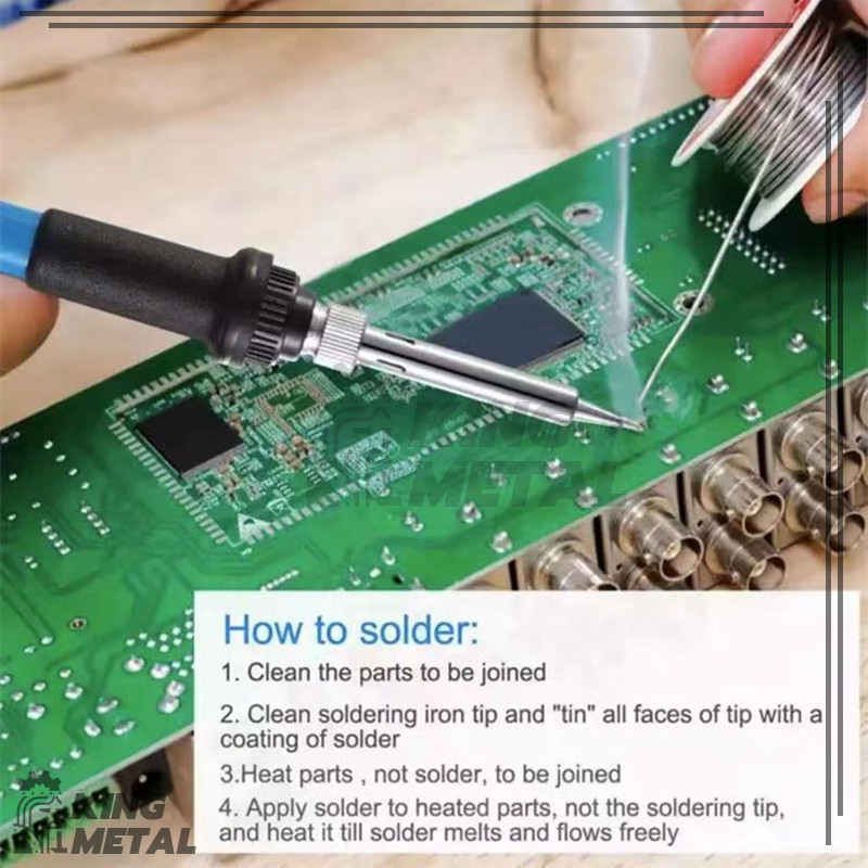 หัวแร้งบัดกรี 30w 220v ด้ามพลาสติก น้ำหนักเบา พกพาสะดวก - รูปที่ 7