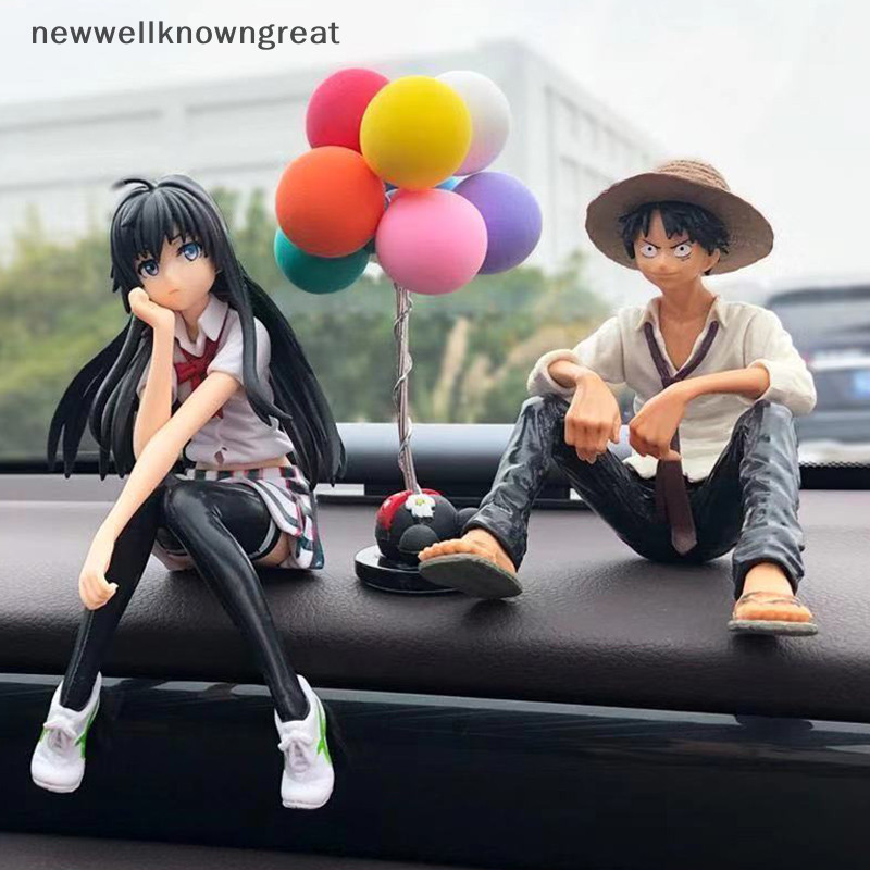 Newwellknowngreat ตกแต่งรถการ์ตูนอะนิเมะ Luffy Yukino ตุ๊กตาเครื่องประดับ Auto Air Outlet CAD