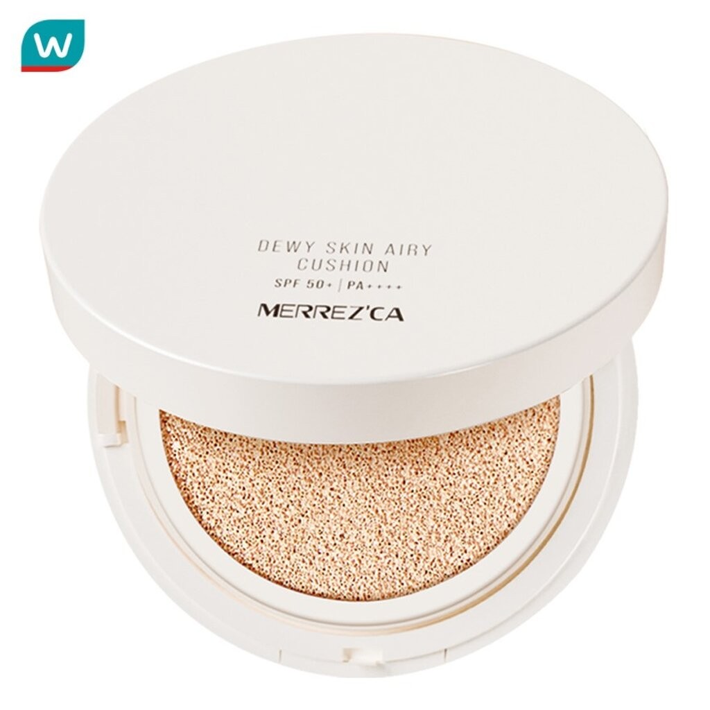 Merrez'ca เมอร์เรซกา ดิวอี้ แอร์รี่ คุชชั่น SPF50+ PA++++ 15ก. ไลท์นู้ด