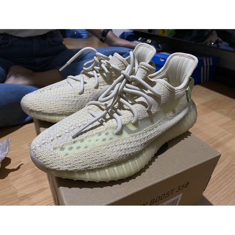 adidas yeezy 350 flax (มือสอง)แท้%