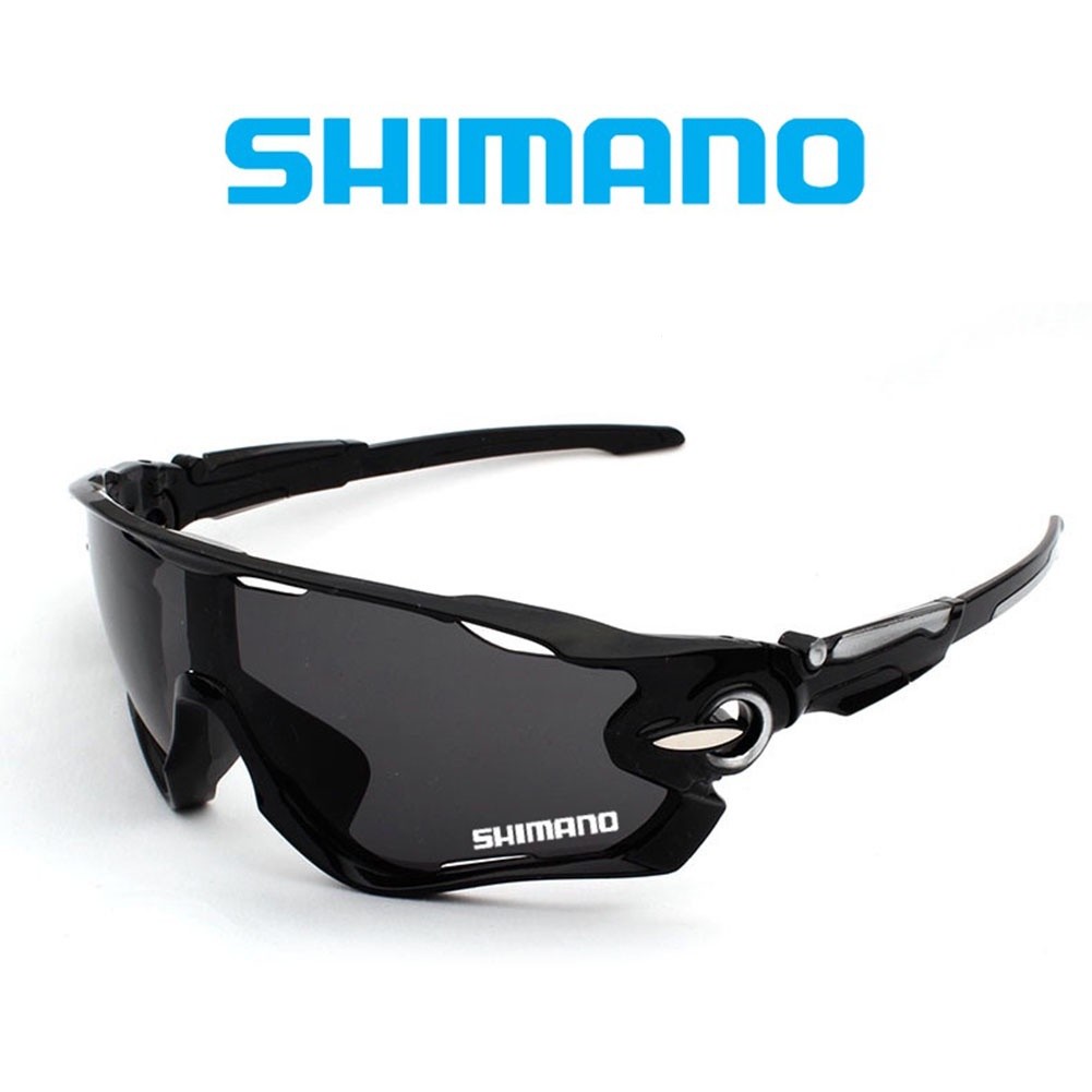 Shimano แว่นกันแดดป้องกันรังสี PC ขี่จักรยาน Mtb แว่นตาสําหรับจักรยานกีฬากลางแจ้งตกปลา Glasse 7 รุ่น