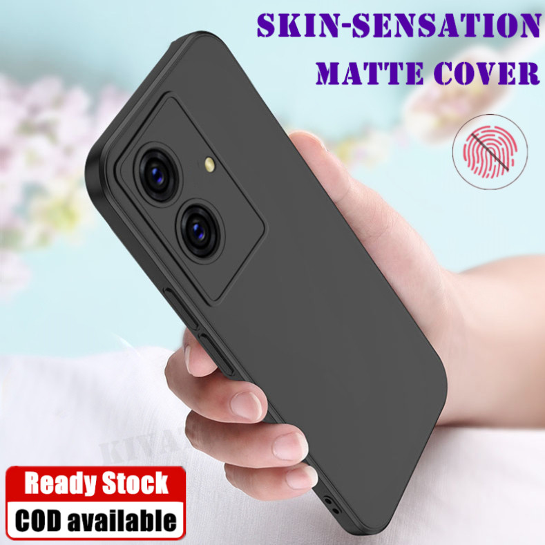 สําหรับrealme Note 60 Skin-sensation Slim Fitยืดหยุ่นซิลิโคนเหลวMatte Cover Anti-scratch Anti-Fingerprintsเคสโทรศัพท์ผิว