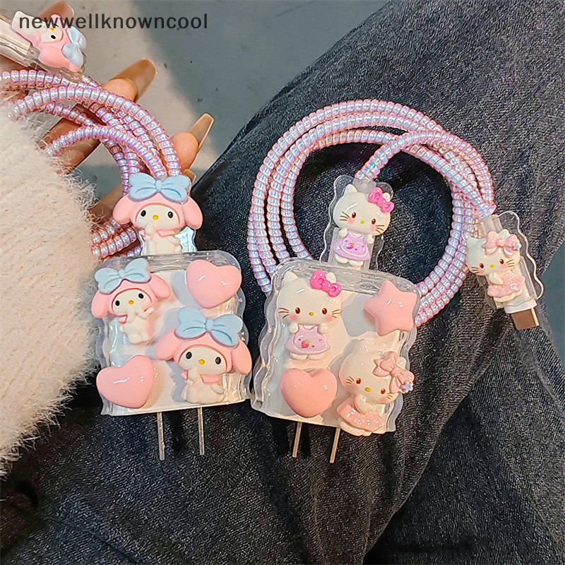 Newwellknowncool Charger Data Cable Case Protector และ Winding Kit สําหรับ 18W 20W Fast Charger Adapter Phone Charger Case AAD - รูปที่ 2