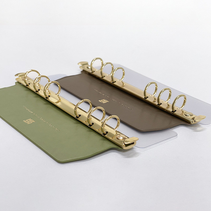 M5 a7 a6 a5 ด้านข้างใส่ Binder Board โลหะ Binder 6 หลุม Binder Buckle Binding Binder Shell ซิปกระเป๋