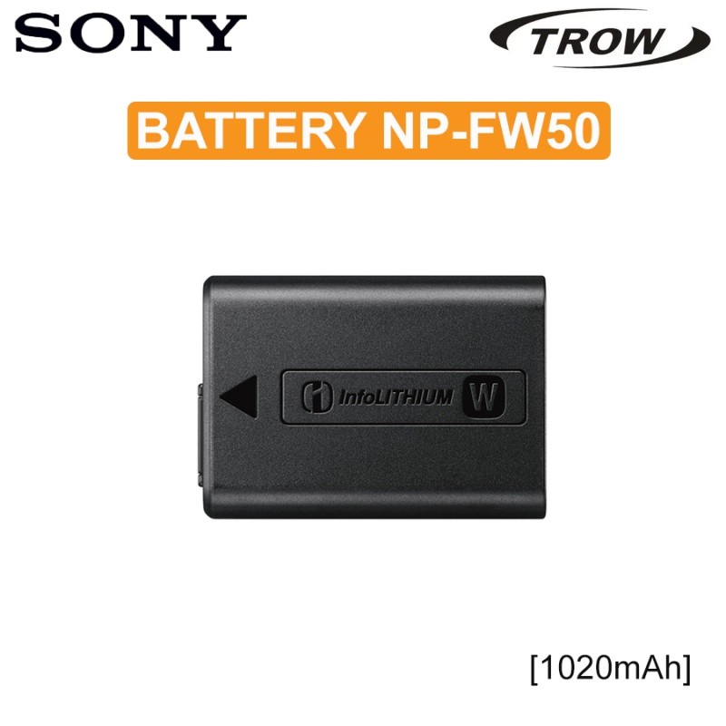 ✿SONY Battery NP-FW50 1020mAh ของแท้ 100%  [ไม่มีแพคเกจ] [รับประกัน 1ปี]
