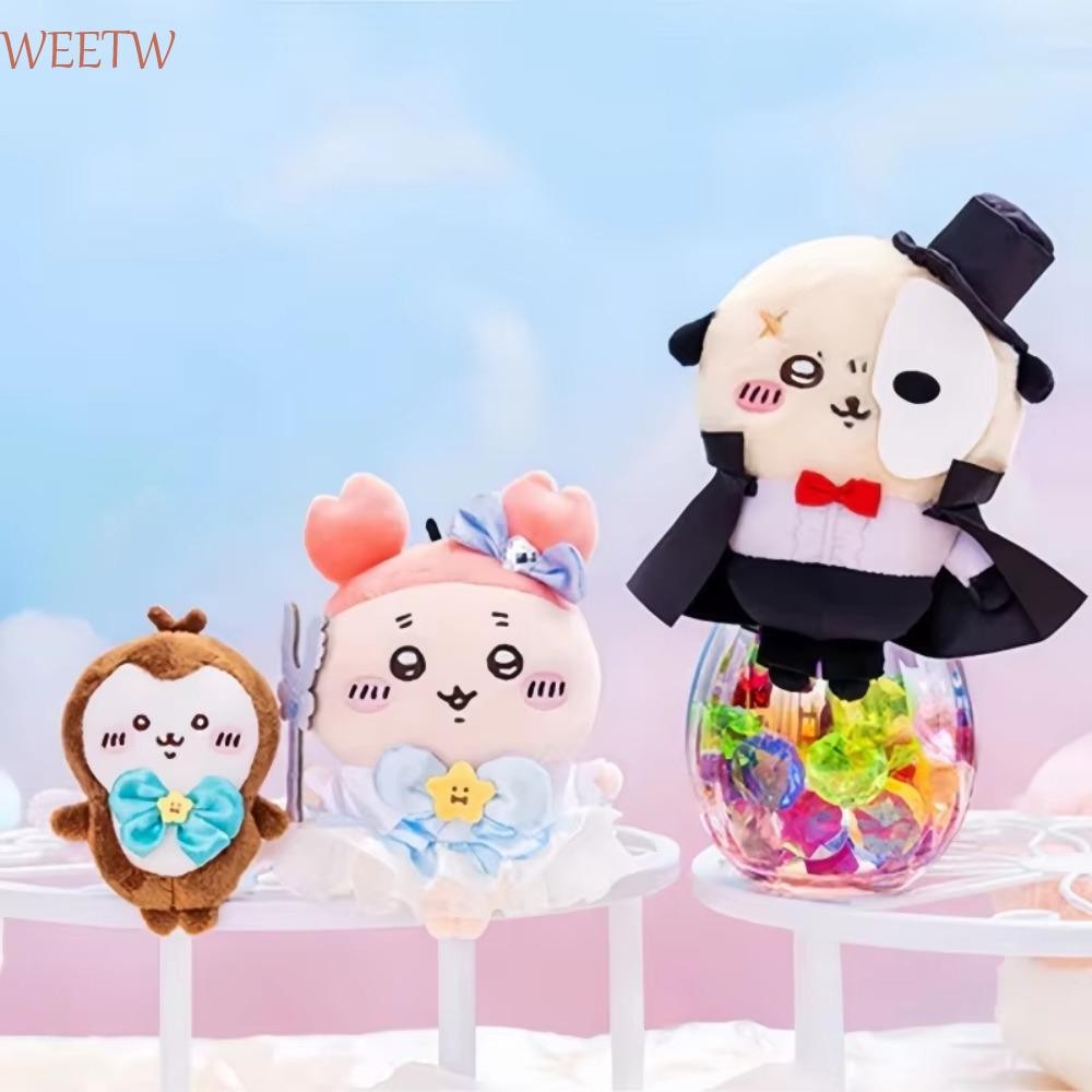 Weekw Chikawa Magical Girl ของเล่นตุ๊กตา, ตุ๊กตาตุ๊กตาการ์ตูน Magical Girl Plush Series จี้, ตุ๊กตาพวงกุญแจขนาดเล็กนุ่มอะนิเมะ Chikawa Super Magic สาวตุ๊กตากระเป๋าอุปกรณ์เสริม