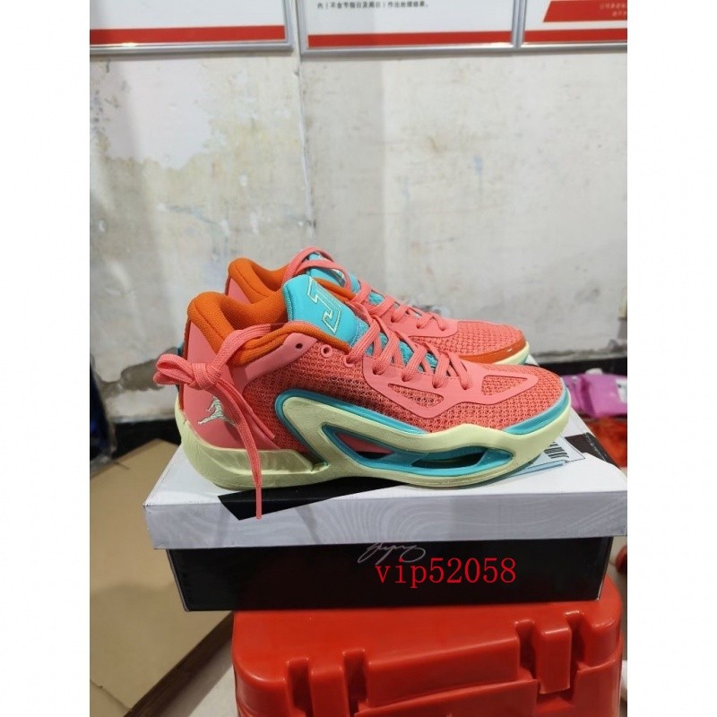 A/J Tatum 1pemonade ptint/Lostly Nonevolt-lavaLuminousDX5571-600รองเท้ากีฬารองเท้าบาสเก็ตบอล