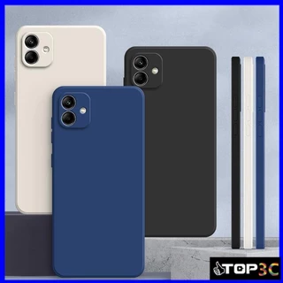 เคส Samsung A06/A05/A04/A04E/A03/A03S/A02S เคสโทรศัพท์ซิลิโคนเหลวสีทึบป้องกันการตก YT