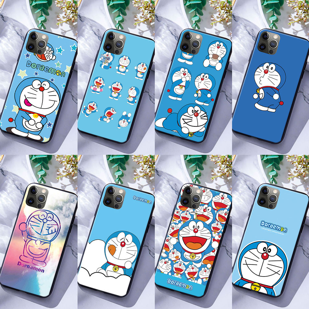 SAMSUNG สําหรับsamsung A02 A02S A12 A22 A32 A42 A52 A72 4G 5Gนุ่มเคสโทรศัพท์ฝาครอบปลอกซิลิโคนโดราเอมอน
