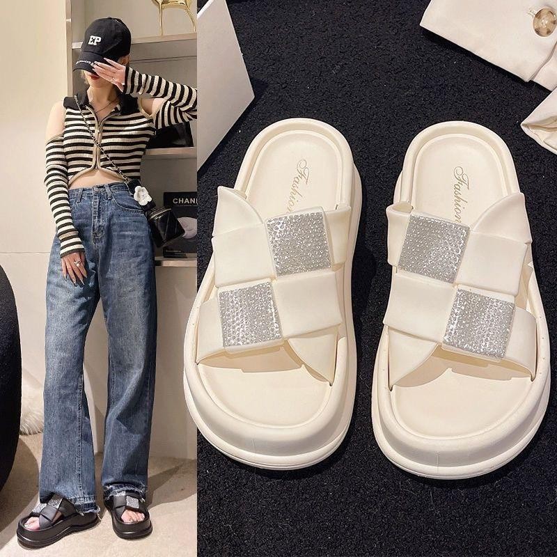พร้อมส่ง รองเท้าแตะ แฟชั่น วิ้งๆ พื้นนุ่มสบาย มาใหม่ X-79