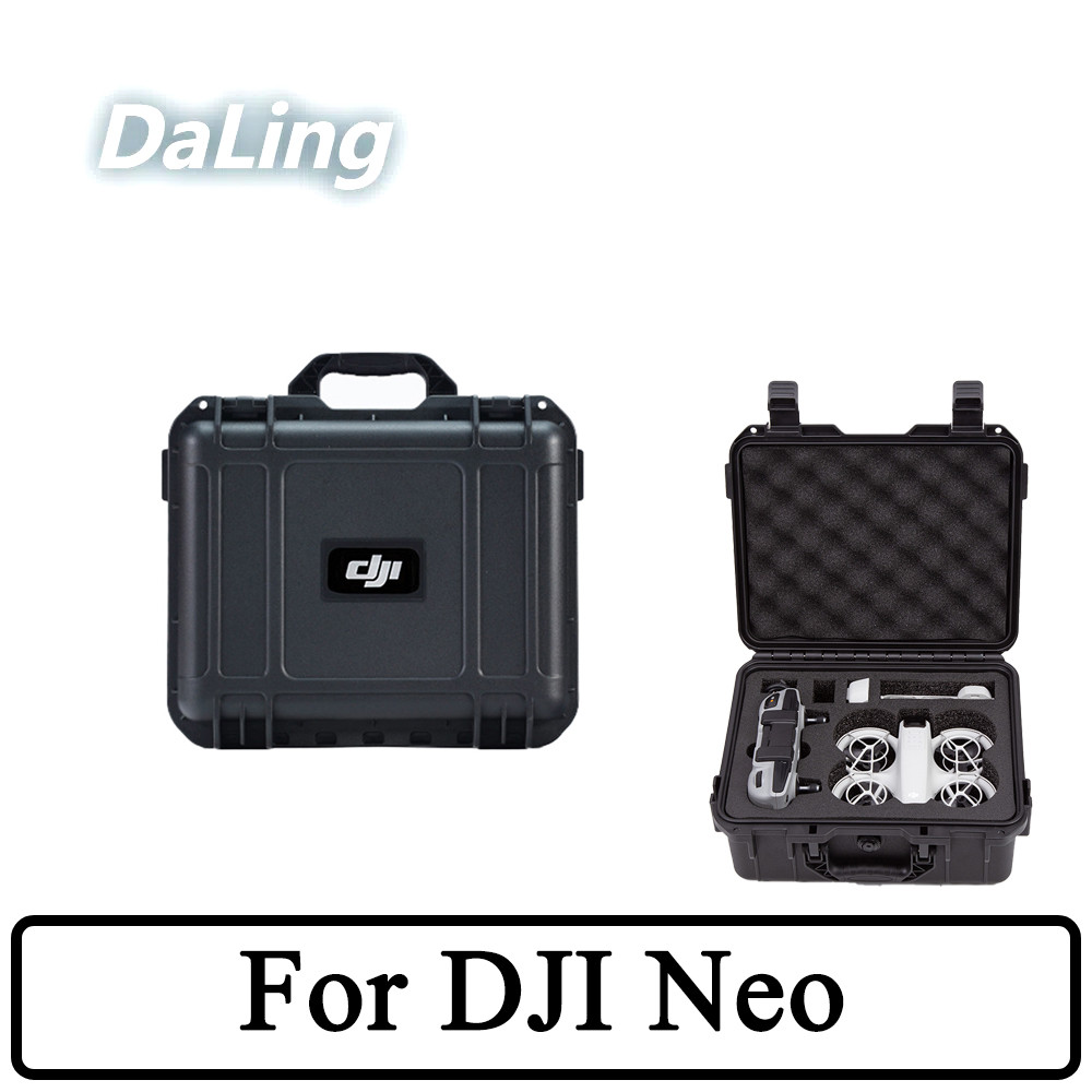 DJI Neo Flight Camera กระเป๋าเดินทางกระเป๋าเดินทางถังเก็บน้ำกันน้ำ DJI Neo อุปกรณ์เสริมกรณี