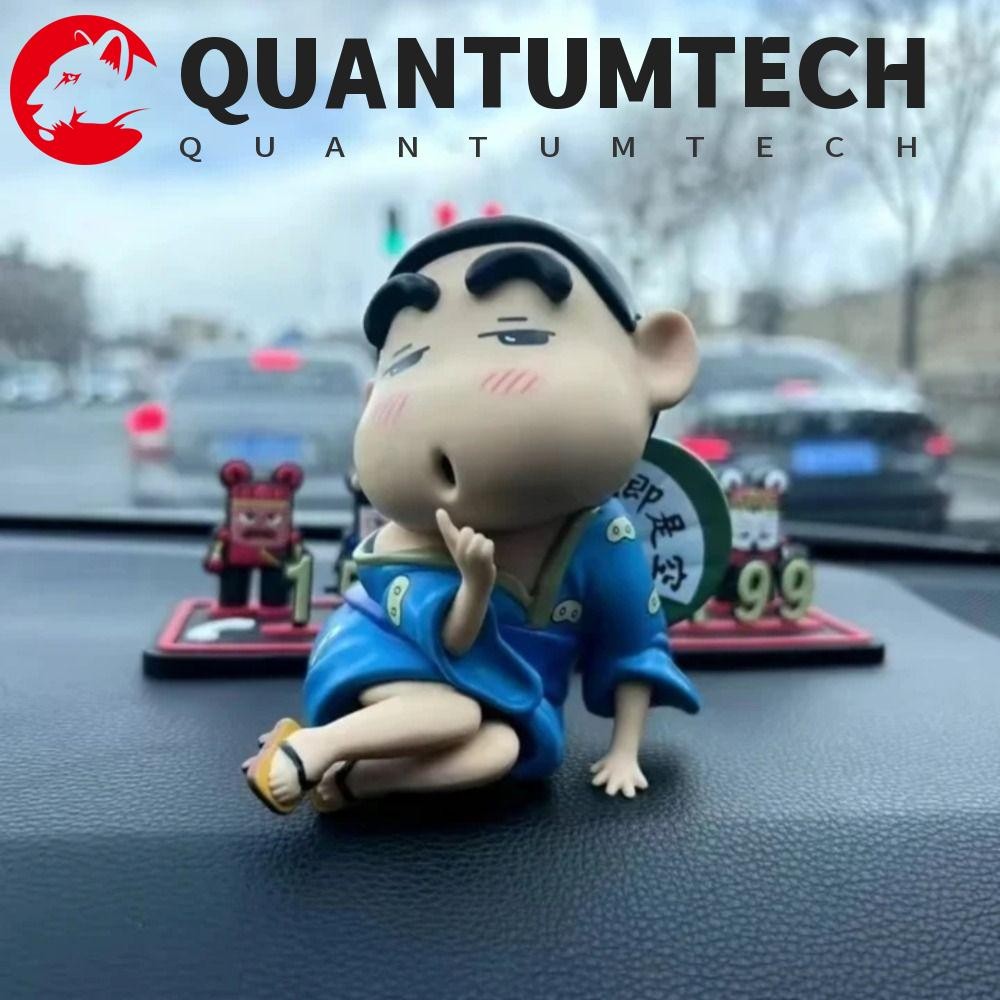Quantumtech Crayon Shin-Chan อะนิเมะรูป,กิโมโนสไตล์ญี่ปุ่น Crayon รูปของเล่น,ห้องนอนรุ่น Q สะสมตลก Shin-Chan PVC รุ่นตกแต่งบ้าน