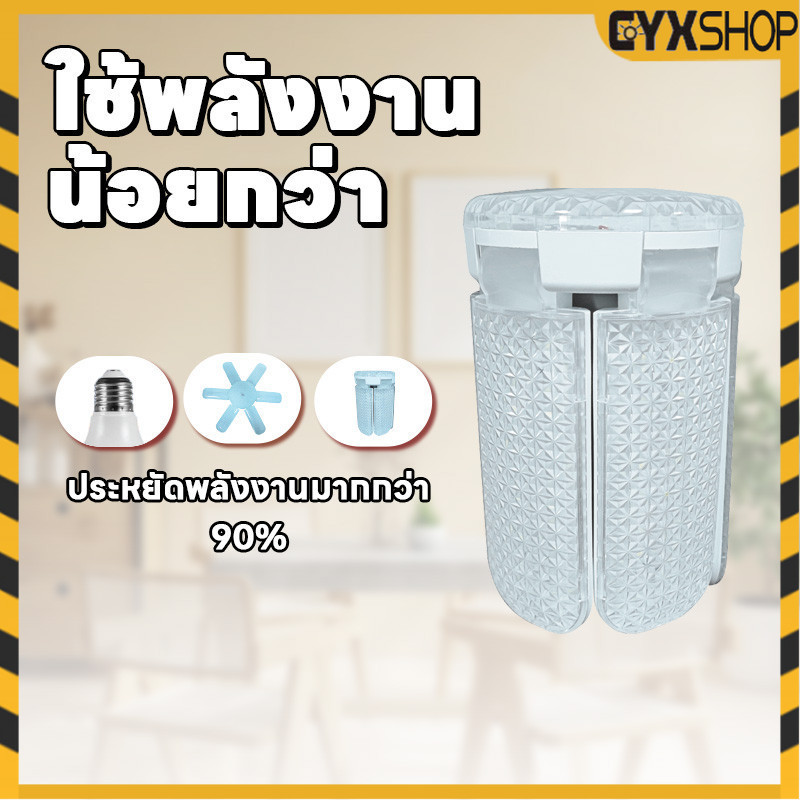 สินค้าใหม่ หลอดไฟ LED Bulb หลอดไฟไดมอนด์  ทรงใบพัด ไฟร้านอาหาร ไฟตลาดนัด E27ซุปเปอร์สว่าง - รูปที่ 2