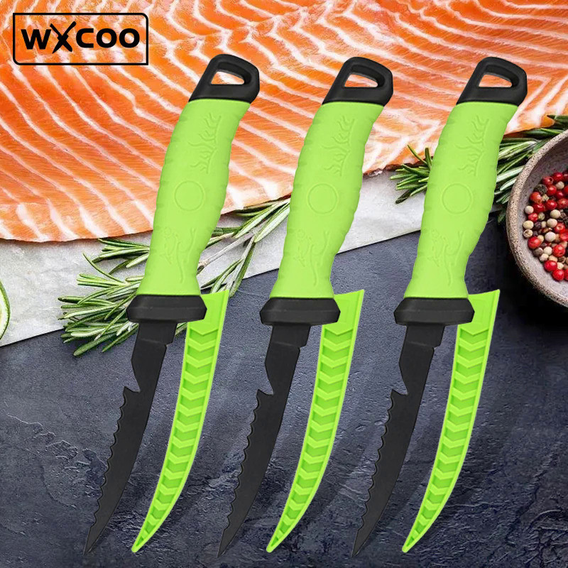Fillet Boning Knife for Fish Cleaver Butcher Kitchen Knives Fishing Knife Stainless Steel Fishes Sli