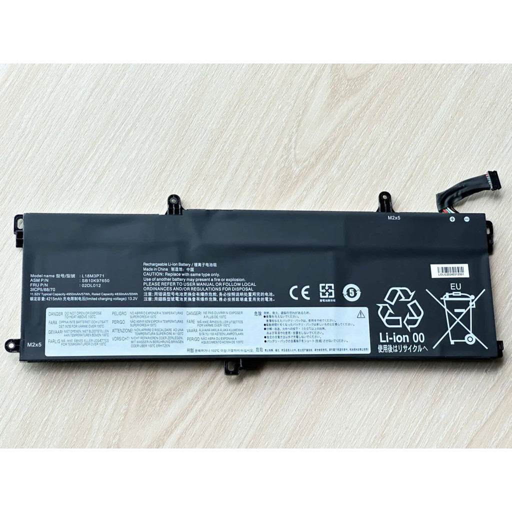 L18M3P71 L18L3P71 SB10K97650 02DL012 Battery For Lenovo ThinkPad T15 T590 P53S P15S