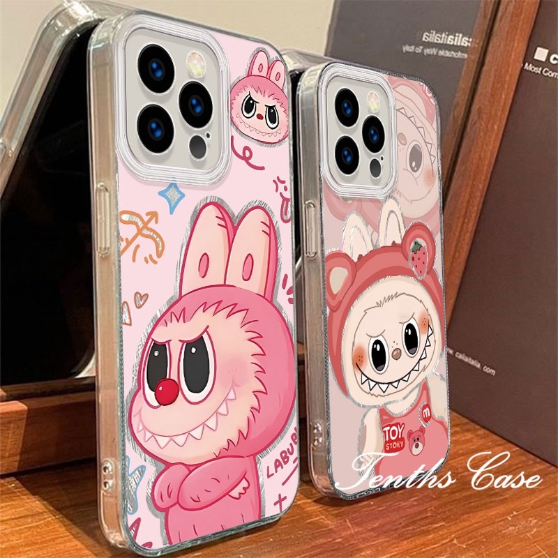สําหรับoppo A3X A60 A79 A18 A38 A58 A78 A17k A57 A77s A76 A16s A15s A16k A5s A9 A94 A54 A53 A93 A93 A93 A95 A93 A93 A93 A93 A93 นุ่มกรณีกรณีขนนกสีชมพูLabu