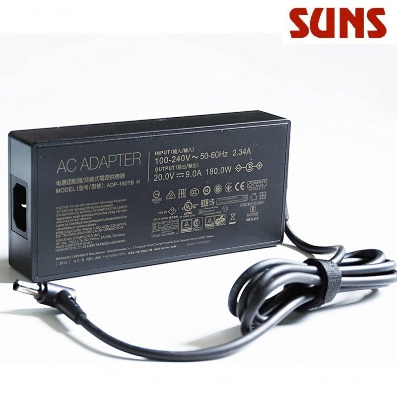 ✿20V 9A 180W Power Adapter เครื่องชาร์จแล็ปท็อปสำหรับ ASUS ROG Zephyrus ga502du ga502d ga502 ga401i 