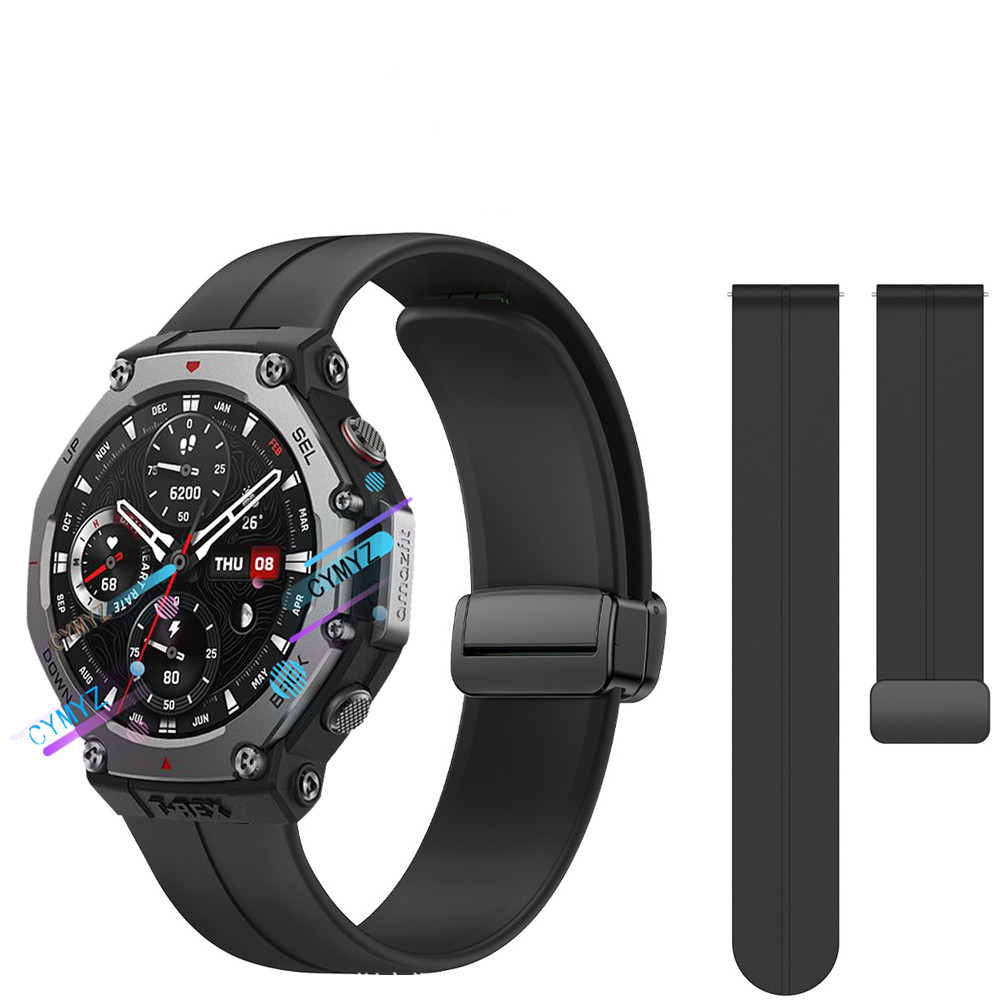 สาย Amazfit T Rex 3 Smart Watch สายซิลิโคน Amazfit T Rex 3 สาย สายรัดข้อมือกีฬา